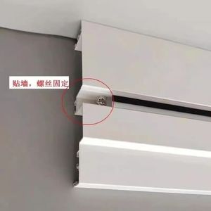 Mục mới perfil de aluminio Para LED PC khuếch tán Anti-Glare đôi mí mắt đầu dòng ánh sáng cho Trần chiếu sáng LED hồ sơ - Product Image 5