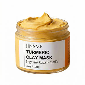 Mascarilla de Barro de Cúrcuma de 120g con Vitamina C, Limpieza Profunda, Antioxidante, Iluminadora e Hidratante para Todo Tipo de Piel - Product Image 1