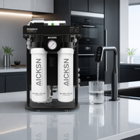 Purificateur sous-évier à débit élevé RO600, unité de filtration d'eau compacte 600 GPD pour cuisine moderne