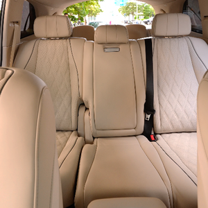 Reemplazo de fundas de asiento de cuero para automóvil para <span class=keywords><strong>Mercedes</strong></span>-Benz AMGGLS63 (2020-2025)-Pearl Silver Grey Beige <span class=keywords><strong>Luxury</strong></span> <span class=keywords><strong>Maybach</strong></span> Edition - Product Image 4