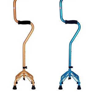 Canne à quatre pieds Jujiale antidérapante pour personnes âgées, aide à la mobilité portable - Product Image 1