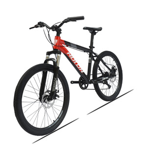 Bicicleta de montaña Haruda para niños, 24 pulgadas, frenos de disco dobles, engranajes Shimano, sillín ajustable para niños, niñas y estudiantes - Product Image 5