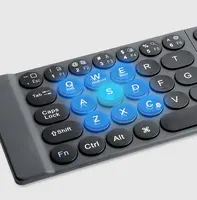Miffy mini teclado retrô preto, teclado conveniente e preto global para celular ipad azul, jogos de escritório