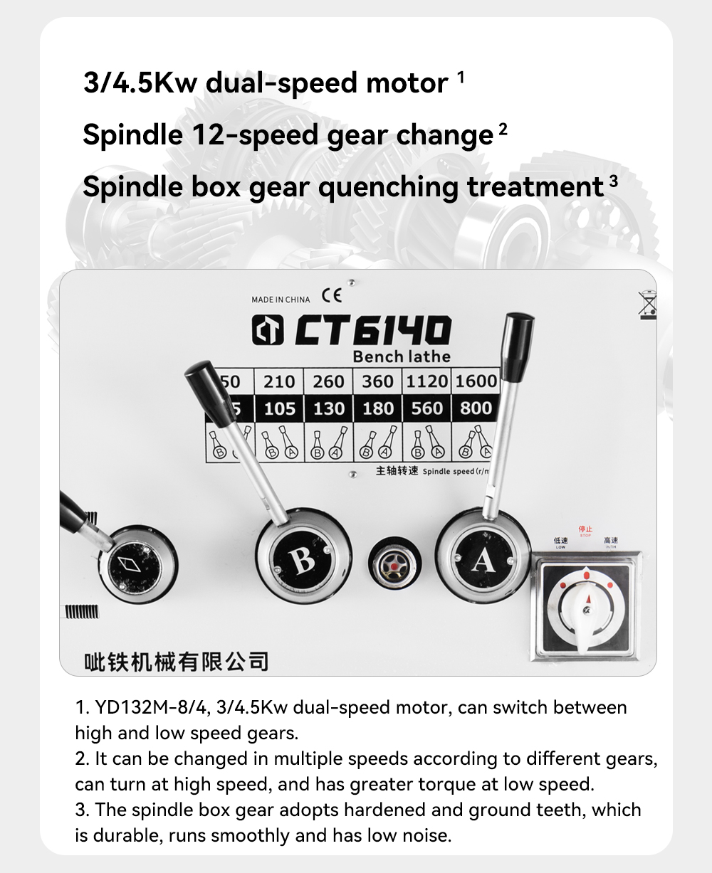 Heavy Duty CT6140 Lathe 1000mm Centers Metalworking Machine Tool for  Factory| Alibaba.com