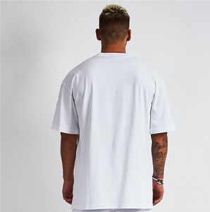 L800977 t-shirt estiva da uomo con girocollo personalizzato OEM t-shirt ampia con stampa disegno Street Wear Oversize t-shirt per uomo - Product Image 3