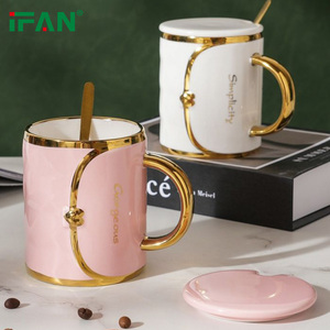Thời trang sang trọng sứ cà phê trà <span class=keywords><strong>Mug</strong></span> và cup gốm Túi xách <span class=keywords><strong>Mug</strong></span> với Vàng xử lý - Product Image 2