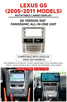 Radio para Auto Android 15 de 12.3 Pulgadas, Octa Core, Diseño Especial, Pantalla HD, Navegación GPS, Reproductor de DVD para Auto, Carplay para Lexus GS 2005-2011