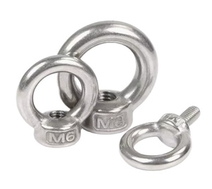 Su misura Din580 304 in acciaio inox dado a occhio M3-M48 anello vite a occhio di sollevamento con foro ad anello aperto - Product Image 2
