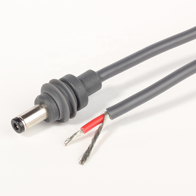 Waterproof  DC 5521 Power Cable for Starlink Mini DC 5.5mm Plug to Open Wires Power Cord 18 AWG