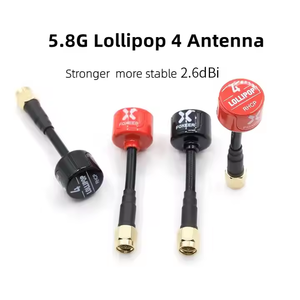 เสาอากาศ<span class=keywords><strong>2</strong></span> V2 foxeer Lollipop <span class=keywords><strong>2</strong></span>.3Dbi 5.8G TX rhcp SMA RP UFL ตรง/มุม7.2g สำหรับโดรน RC - Product Image 2