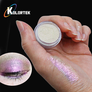 Kolortek biểu tượng tùy chỉnh lỏng Eyeshadow siêu tỏa sáng màu sắc thay đổi multichrome kim cương Loose Eyes sắc tố - Product Image 2