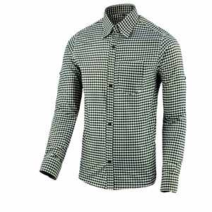 Camisa Bávara Gris para Hombre, Transpirable, de Algodón, Corte Tradicional, Tallas S a 4XL, para Oktoberfest - Product Image 1
