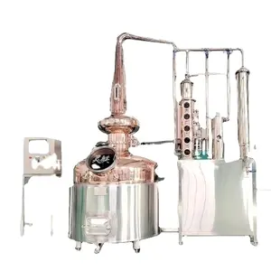 Meto 300L 500L Distiller Gin Distillery Equipment made Vodka Moonshine Rum Spirit Copper Alcohol Still Pot