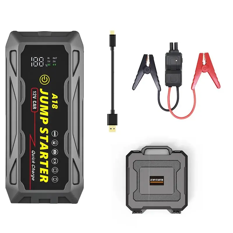 Starter Jump mobil Mini 37000mAh 2000A dengan baterai Lithium 12V starter Jump Bank daya untuk mobil