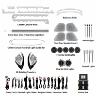 Kit d'éclairage ambiant LED RGB 64 couleurs pour Mercedes Benz W177 12V, éclairage d'ambiance intérieur, décoration de voiture