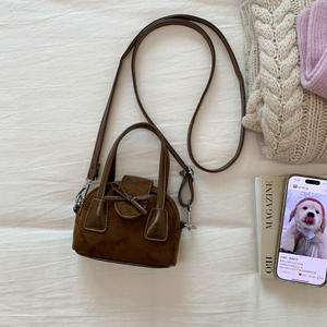 Yeni stil çocuk çantası kızların Retro çanta High-end yay Mini çapraz vücut çanta - Product Image 3