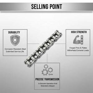 Оптовая Продажа с фабрики, Китай, мотоциклетная приводная цепь 428h, стандартная мотоциклетная роликовая цепь 428h - Product Image 5