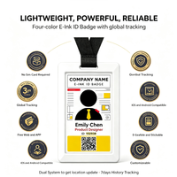 Carte intelligente rechargeable sans fil IOS Android 4 couleurs Elink LOGO Personnalisé OEM ODM Gestion par lots Suivi des employés d'entrepôt