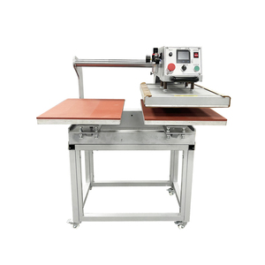 Semi-Auto Pneumatic Heat Press Machine 40x60cm, Flatbed for Garments T-Shirt Printing | Factory Direct New - Product Image 5