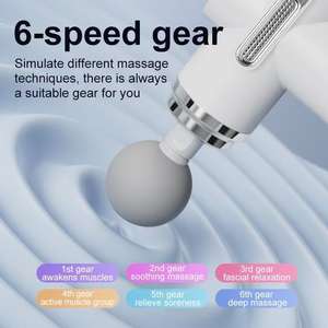 Pistola de Masaje de Tejido Profundo de Alta Calidad con 9 Velocidades y Pantalla LED, Revestimiento de Goma Mate para Relajación Muscular de Atletas, para Cuello y Cuerpo - Product Image 4