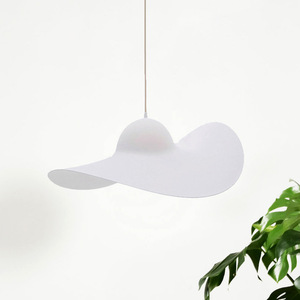 Nordic-Style Modern Minimalist Artistic Pendant <b>Light</b> Creative Unique Straw Hat Design for Living Room <b>Dining</b> Room Bedroom - Product Image 4
