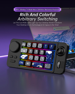MKESPN SXS-W911 Wireless + BT + Wired Joystick <strong>Macro</strong> Definition RGB Hot-swappable <strong>Macro</strong> Definition <strong>Mechanical</strong> Gaming <strong>Keyboard</strong> - Product Image 5