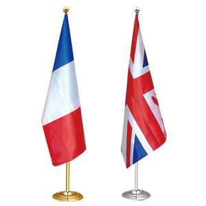 Meilleur vendeur fournisseur <span class=keywords><strong>2022</strong></span> drapeaux <span class=keywords><strong>du</strong></span> <span class=keywords><strong>monde</strong></span> drapeau de table personnalisé de bureau en polyester, drapeau de bureau de table, support de drapeau de table - Product Image 2