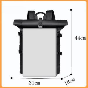 2026 Roll-Top Laptop BackBags Large Capacity Waterproof & Scratch-Resistant Design Bag for College Unisex <b>Backpack</b> - Product Image 3