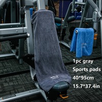 Serviette de sueur avec poche zippée pour le sport, le yoga, le golf et le fitness, logo personnalisé magnétique pour l'extérieur Serviette en microfibre à séchage rapide