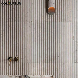 Style moderne Flexible Pierre Travertin <span class=keywords><strong>Pilier</strong></span> Romain TV Fond Décoration Murale Argile Douce Flexible MCM Carreaux pour Hôtel <span class=keywords><strong>Brique</strong></span> - Product Image 4