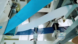 Machine automatique <span class=keywords><strong>de</strong></span> fabrication <span class=keywords><strong>de</strong></span> bandeaux anti-transpiration à 4 aiguilles, machine à <span class=keywords><strong>coudre</strong></span> automatique pour bandeaux anti-transpiration, casquettes <span class=keywords><strong>de</strong></span> baseball, bandeaux pour chapeaux Fedora - Product Image 4