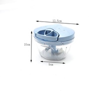 Draagbare Foodprocessor Groentechopper, Draagbare Handtrekkoord Knoflook Vleesmolen Uiensnijder Voor Groenten, Gember, Fruit, Noten