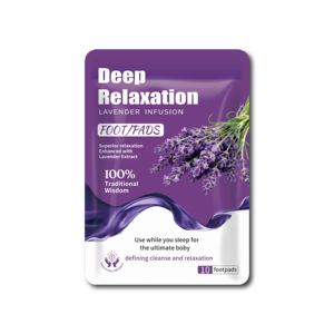 Patchs de Lavande Apaisants pour les Pieds : Soulagement de la Fatigue, Détoxification Profonde, Amélioration du <span class=keywords><strong>Sommeil</strong></span> Nocturne, Relaxation Corporelle, Soin des Pieds - Product Image 5