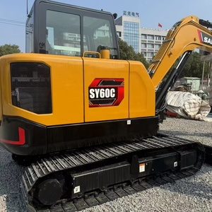 Экскаватор б/у SANY 60, недорогая китайская брендовая б/у строительная техника Sany 60 Small <span class=keywords><strong>6</strong></span> тонн, б/у экскаватор на продажу - Product Image 1