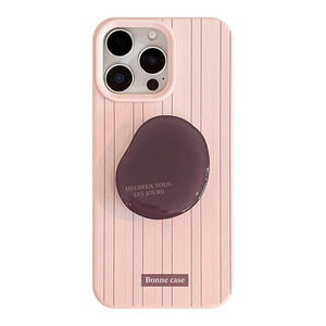 Rosa e marrone strisce per iPhone 16 <span class=keywords><strong>Pro</strong></span> Max custodia per telefono cellulare <span class=keywords><strong>14</strong></span> chicchi di caffè 15 13 retrò 11 morbido resistente antiurto - Product Image 6