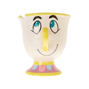 Beauté <span class=keywords><strong>et</strong></span> <span class=keywords><strong>la</strong></span> bête puce tasses à café avec impression feuille d'or 8oz - Product Image 6