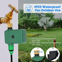 MOES Tuya Smart - Temporizador de Riego Inteligente de 1 Salida con Válvula, Controlador Programable Automático, Retraso por Lluvia, Filtro, Control por App