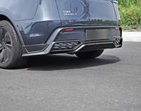 Nouveau Kit Carrosserie Style DC pour Tesla Model Y 2025 (PP) - Lame Avant, Jupes Latérales, Diffuseur Arrière, Spoiler - Motif Fibre de Carbone Peinture Noire