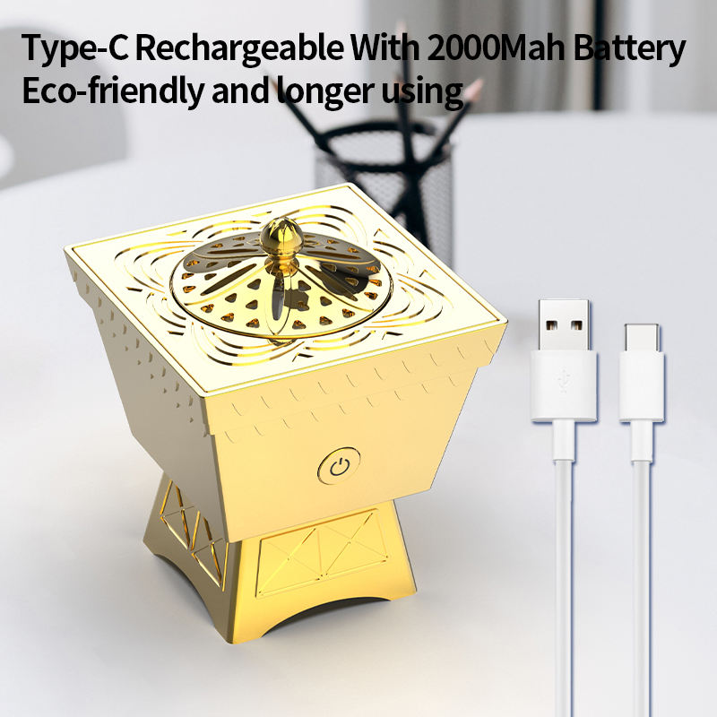 ORANGLES Black Gold Arab Style Bakhoor Incense Burner | Modern Metal Incense Burner for Middle Eastern Aroma – orangles Qatar - elegant presentation - exhibiting components - Image 6 of 6 | ideal for home | Discount on Black Gold Arab Style Bakhoor Incense Burner | Modern Metal Incense Burner for Middle Eastern Aroma – orangles Qatar Virginia | Free Shipping ORANGLES