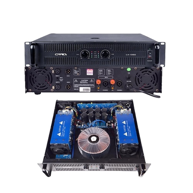 Live Music 2 Channel Power Amplifier Professional 800 Watt Power Amplifier