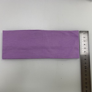 <span class=keywords><strong>Handmade</strong></span> lasticated bông rộng unisex rắn màu hairband Yoga ban nhạc CHEMO Mũ Nón thể thao Tóc Giả ban nhạc - Product Image 6