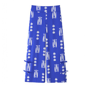 SHENZHU <span class=keywords><strong>Pantaloni</strong></span> <span class=keywords><strong>Larghi</strong></span> da <span class=keywords><strong>Donna</strong></span> a Vita Media con Stampa e Fiocco, Nuovi Arrivi <span class=keywords><strong>Estivi</strong></span> 2026, Casual e Versatili 2888313 3032313 - Product Image 1