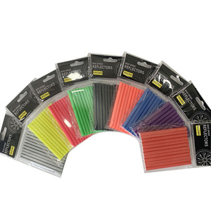 Réflecteurs de <span class=keywords><strong>rayons</strong></span> de vélo 80 mm argentés, à clipser sur les <span class=keywords><strong>rayons</strong></span>, pour vélo de route - Product Image 4