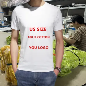 사용자 정의 로고 인쇄 사용자 정의 티셔츠 인쇄 럭셔리 개인 라벨 그래픽 대형 100% 코튼 티셔츠