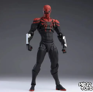 Nuova Action Figure di <span class=keywords><strong>Spider</strong></span>-<span class=keywords><strong>Man</strong></span> MessToys in PVC Scala <span class=keywords><strong>1</strong></span>:12 Confezione Originale Nero Rosso Giocattolo Regalo per Bambini - Product Image 1