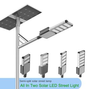 Farola LED solar de aluminio IP65 directa de fábrica de Shenzhen para iluminación vial con control inteligente - Product Image 4