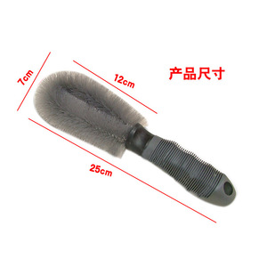 Car Tire <b>Brush</b> 7x25Cm Steel Wire Bristle <b>For</b> Car Wash <b>Cleaning</b> - Product Image 4