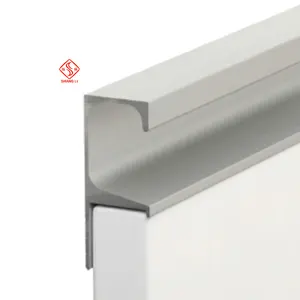 Profil kolları uzun dolap gizli kolu tasarımları çeker mutfak kabaluminum alüminyum uzun Modern toptan 10ft alüminyum alaşım