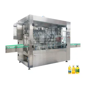 Máquina automática de enchimento de óleo comestível de oliva/palma/girassol/bebida líquida/vinho/suco/vegetais de baixo preço