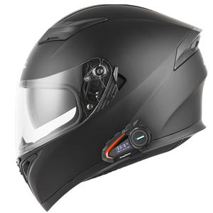 Casque de moto tout-terrain avec surface givrée intégrée - Product Image 1